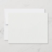 Invitation Mariage minimaliste décontracté (Dos)