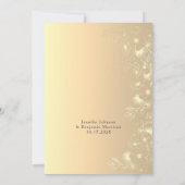 Invitation Mariage minimaliste Dusty Rose (Dos)