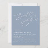 Invitation Mariage Minimaliste Écriture Manuscrite (Devant)