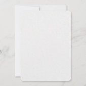 Invitation Mariage minimaliste élégant classique moderne (Dos)