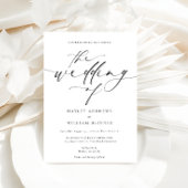 Invitation Mariage minimaliste Ellesmere