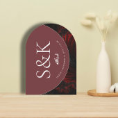 Invitation Mariage minimaliste et élégant de l'arc islamique