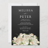 Invitation Mariage minimaliste floral (Devant)