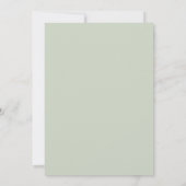Invitation Mariage minimaliste gothique romantique (Dos)