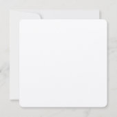 Invitation Mariage Minimaliste Moderne Simple Arrondi (Dos)