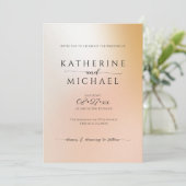 Invitation Mariage minimaliste Ombre (Debout devant)