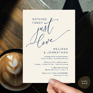 Invitation Mariage Minimaliste Rien de Fantaisie Juste d'Amou