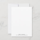 Invitation Mariage minimum simple formel (Dos)