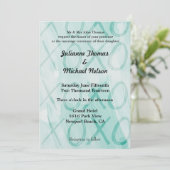 Invitation Mariage Mint XOXO (Debout devant)