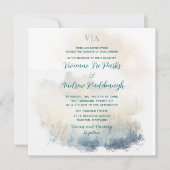 Invitation Mariage Misty Morning Meadow (Devant)