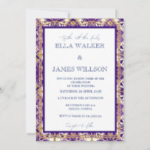 Mariage Mix and Match Printanier Violet Coloré