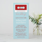 Invitation Mariage Mixtape rétro (Debout devant)