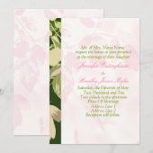 Invitation Mariage Modèle d'invitation (Devant / Derrière)