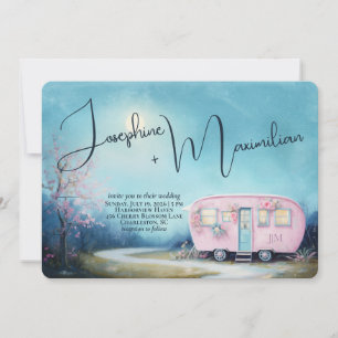 Invitation Mariage Modèle Wanderlust Love Trailer