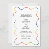 Invitation Mariage moderne (Devant)