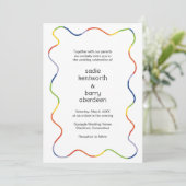 Invitation Mariage moderne (Debout devant)