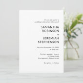 Invitation Mariage moderne (Debout devant)