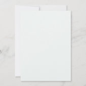 Invitation Mariage Moderne au Feuillage Apaisé de Sauge Clair (Dos)