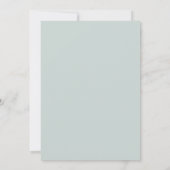 Invitation Mariage Moderne aux Feuilles de Eucalyptus (Dos)