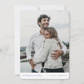 Invitation Mariage moderne chic Enregistrer la date Invitatio (Devant)