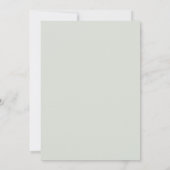 Invitation Mariage moderne chinois Sage Olive Double Bonheur (Dos)