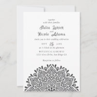 Mariage Moderne Coloré Bohème Ethnique Floral Mand