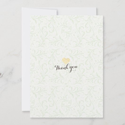 Invitation Mariage moderne Élégant Or Huile d'ananas Couple (Dos)