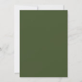 Invitation Mariage Moderne Élégant Rustique Eucalyptus Verdur (Dos)