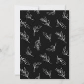 Invitation Mariage Moderne Et Design Enregistrer La Date Phot (Dos)