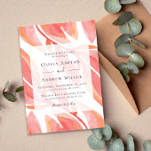 Invitation Mariage moderne floral