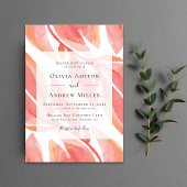 Invitation Mariage moderne floral