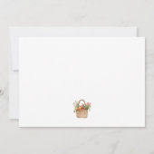 Invitation Mariage Moderne Frais du Marché (Dos)