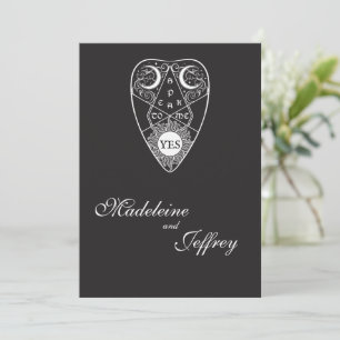 Invitation Mariage Moderne Gothique Planchette