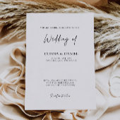 Invitation Mariage moderne invite Modèle