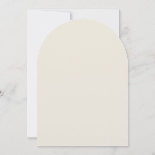 Invitation Mariage moderne minimaliste Design simple (Dos)