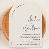 Invitation Mariage moderne minimaliste Design simple