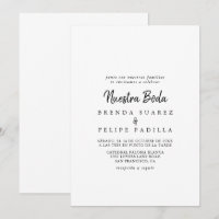Mariage moderne Nuestra Boda
