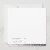 Invitation Mariage moderne rétro (Dos)