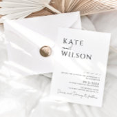 Invitation Mariage moderne simple
