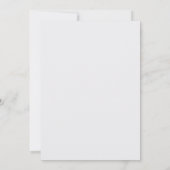 Invitation Mariage Moderne Simply Orange (Dos)