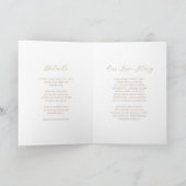 Invitation Mariage Moderne Taupe Minimaliste (Intérieur)