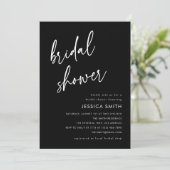 Invitation Mariage moderne tout-en-un avec code QR pour la fê (Debout devant)
