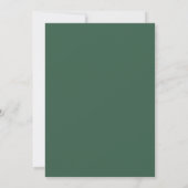 Invitation Mariage moderne vert tendance Mix Match (Dos)