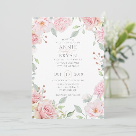 Invitation MARIAGE | modifiable (Debout devant)
