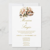 Invitation Mariage modifiable en espagnol (Devant)