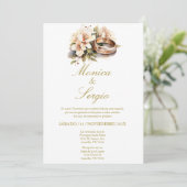 Invitation Mariage modifiable en espagnol (Debout devant)