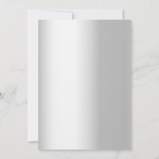 Invitation Mariage monochrome (Dos)