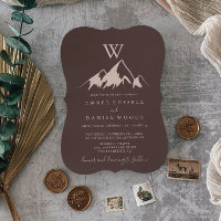 Mariage Monogramme de Clear Mountain Country