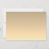 Invitation Mariage Monogramme Doré (Dos)