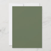 Invitation Mariage Monogramme minimal Palm Tree (Dos)